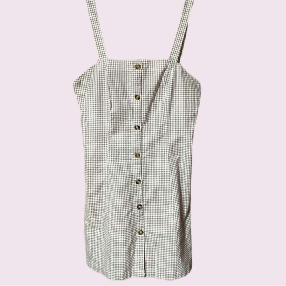 Forever 21 Shepherd Check Mini Buttoned Up Dress​
